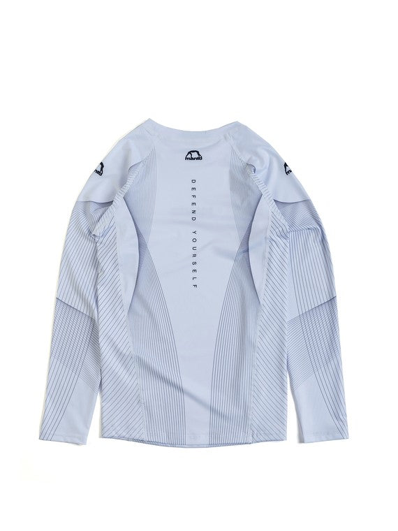 MANTO Rashguard Męski Długi Rękaw FLOW Biały