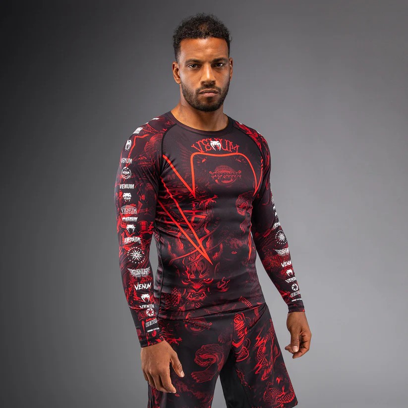 Venum Rashguard Długi Rękaw 20th Anniversary Czarny/Czerwony
