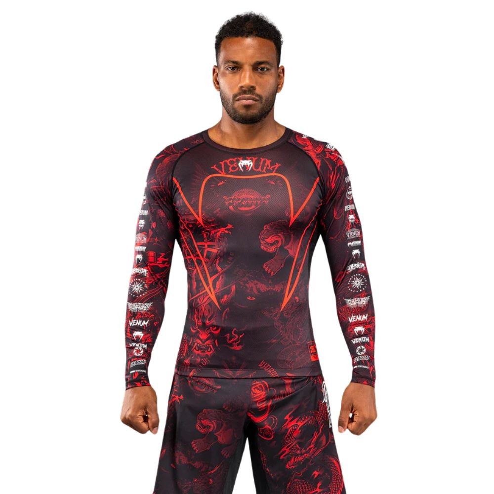 Venum Rashguard Długi Rękaw 20th Anniversary Czarny/Czerwony
