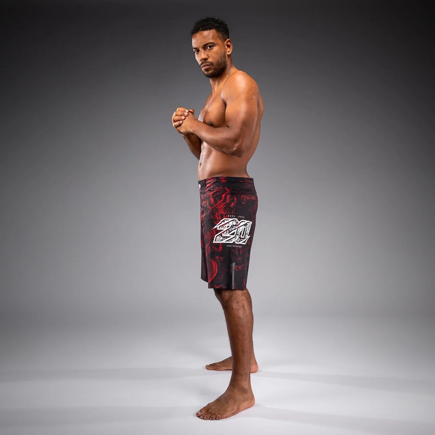 Venum Spodenki do MMA 20th Anniversary Czarne/Czerwone