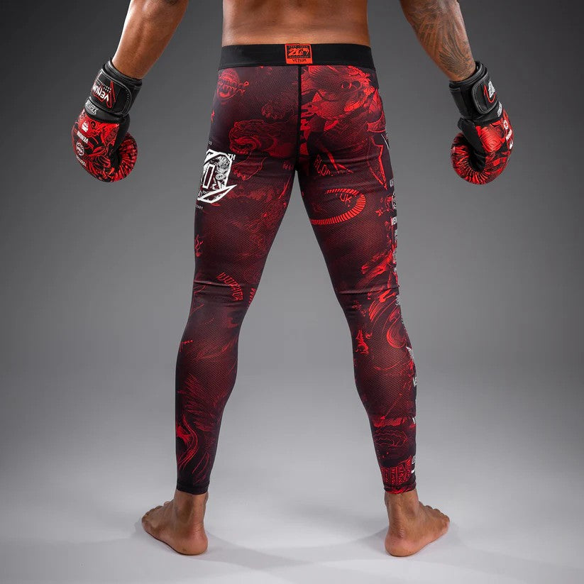 Venum Legginsy 20th Anniversary Czarne/Czerwone