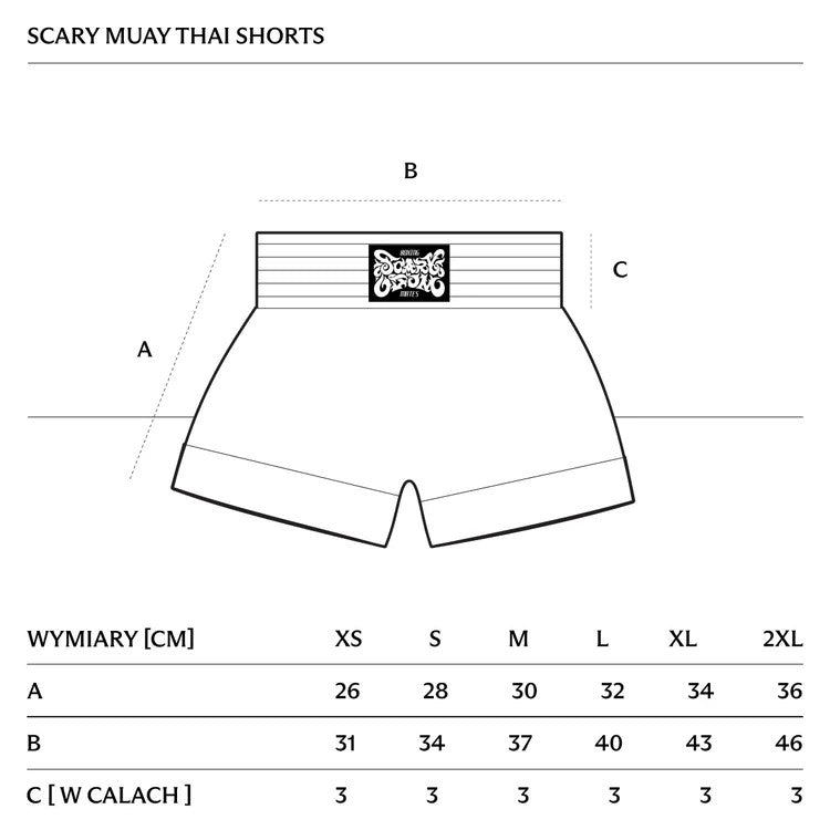 Scary Ltd x Osom Std Spodenki Muay Thai Różowe