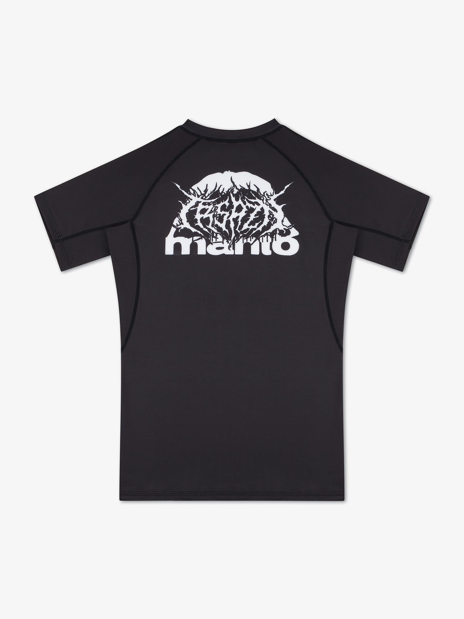 MANTO Rashguard Krótki Rękaw TREASURE ZONE Czarny