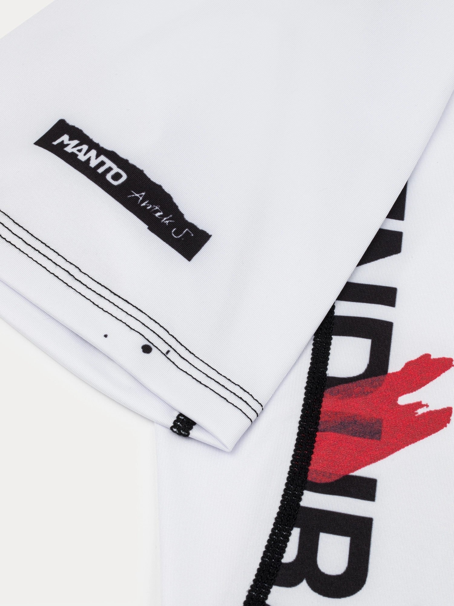 MANTO Rashguard Krótki Rękaw OVERCOME Biały