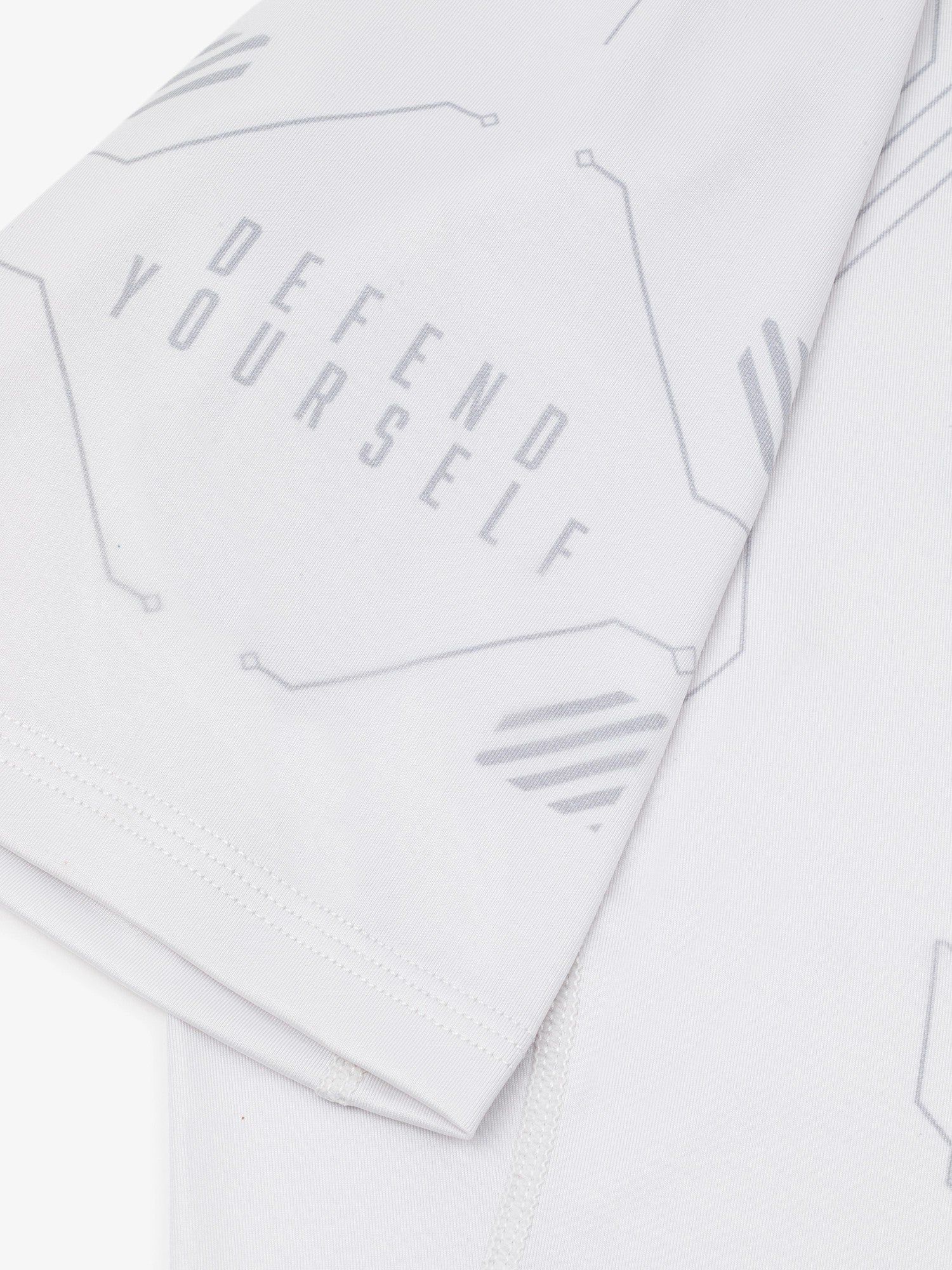 MANTO Rashguard Krótki Rękaw SHIELD Biały