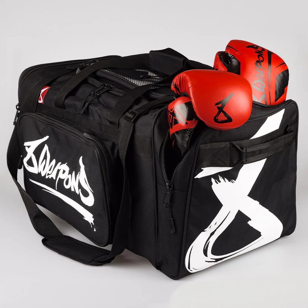 8 Weapons Torba Sportowa BIG 8 Czarna/Biała 70L