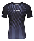 Tatami Rashguard Męski Krótki Rękaw Abstract Czarny/Szary