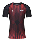 Tatami Rashguard Męski Krótki Rękaw Milan Eco Tech Recycled Czerwony