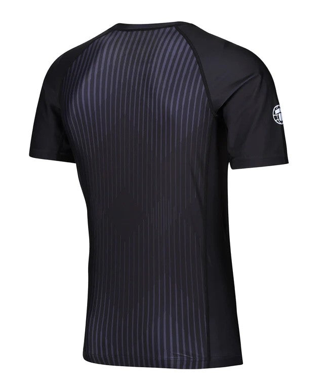 Tatami Rashguard Męski Krótki Rękaw Milan Eco Tech Recycled Czarny