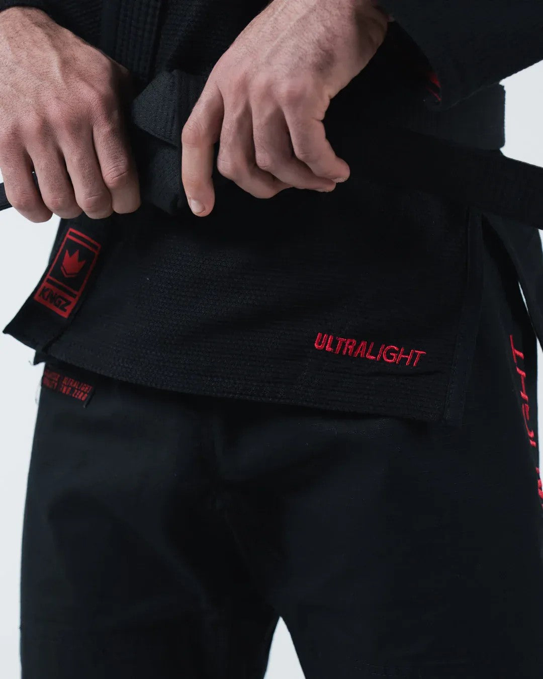 KiNGZ Kimono/Gi BJJ Męskie Ultralight 2.0 New Czarne