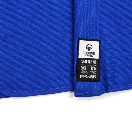 Ground Game Kimono/Gi BJJ Męskie Spartan Niebieskie