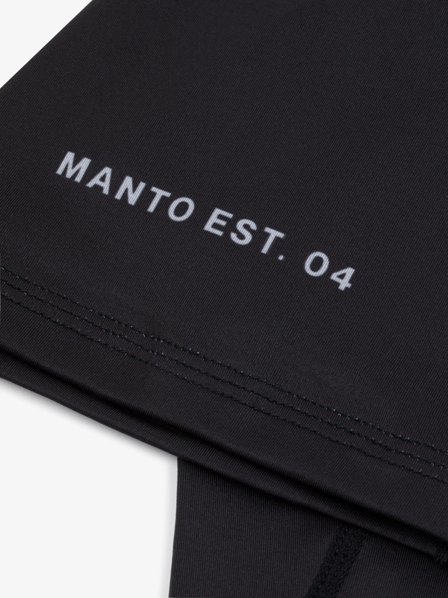 MANTO Rashguard Krótki Rękaw VARSITY Czarny