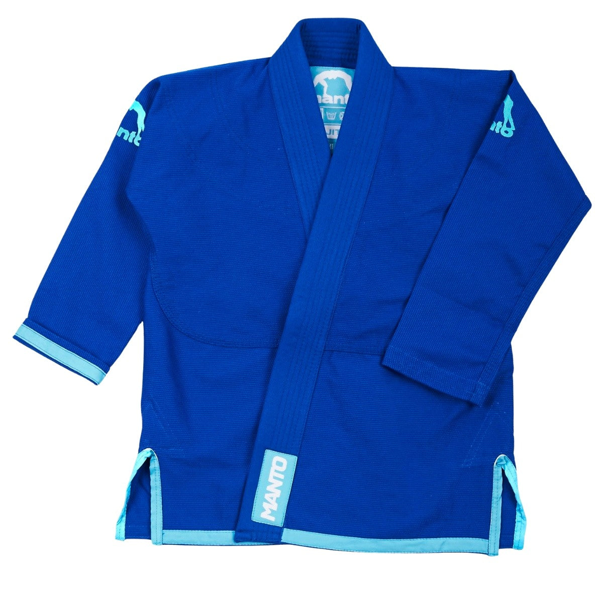 MANTO Kimono/Gi dla dzieci Junior 2.0 Niebieskie + Biały Pas