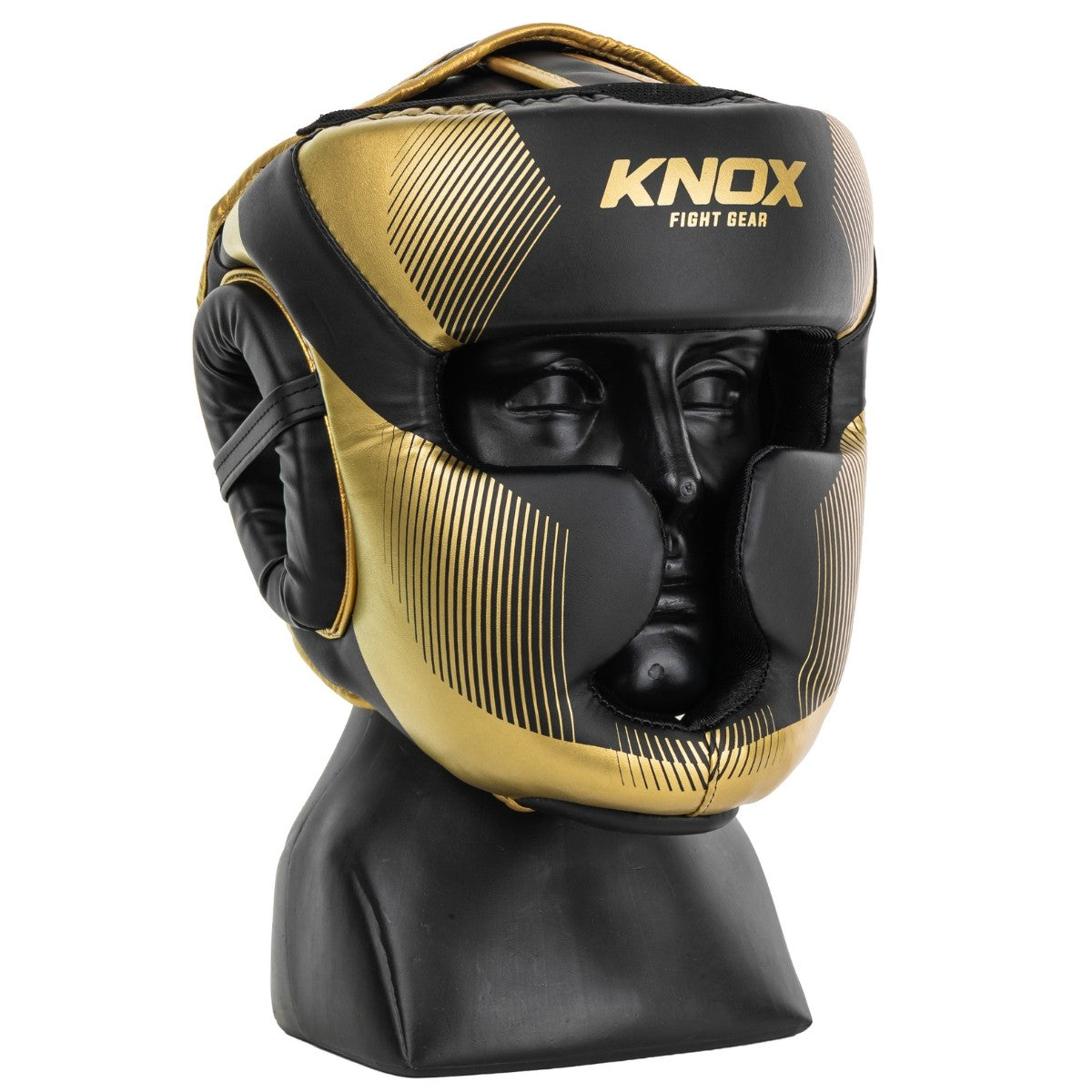 Knox Kask Bokserski Starter Czarny/Złoty