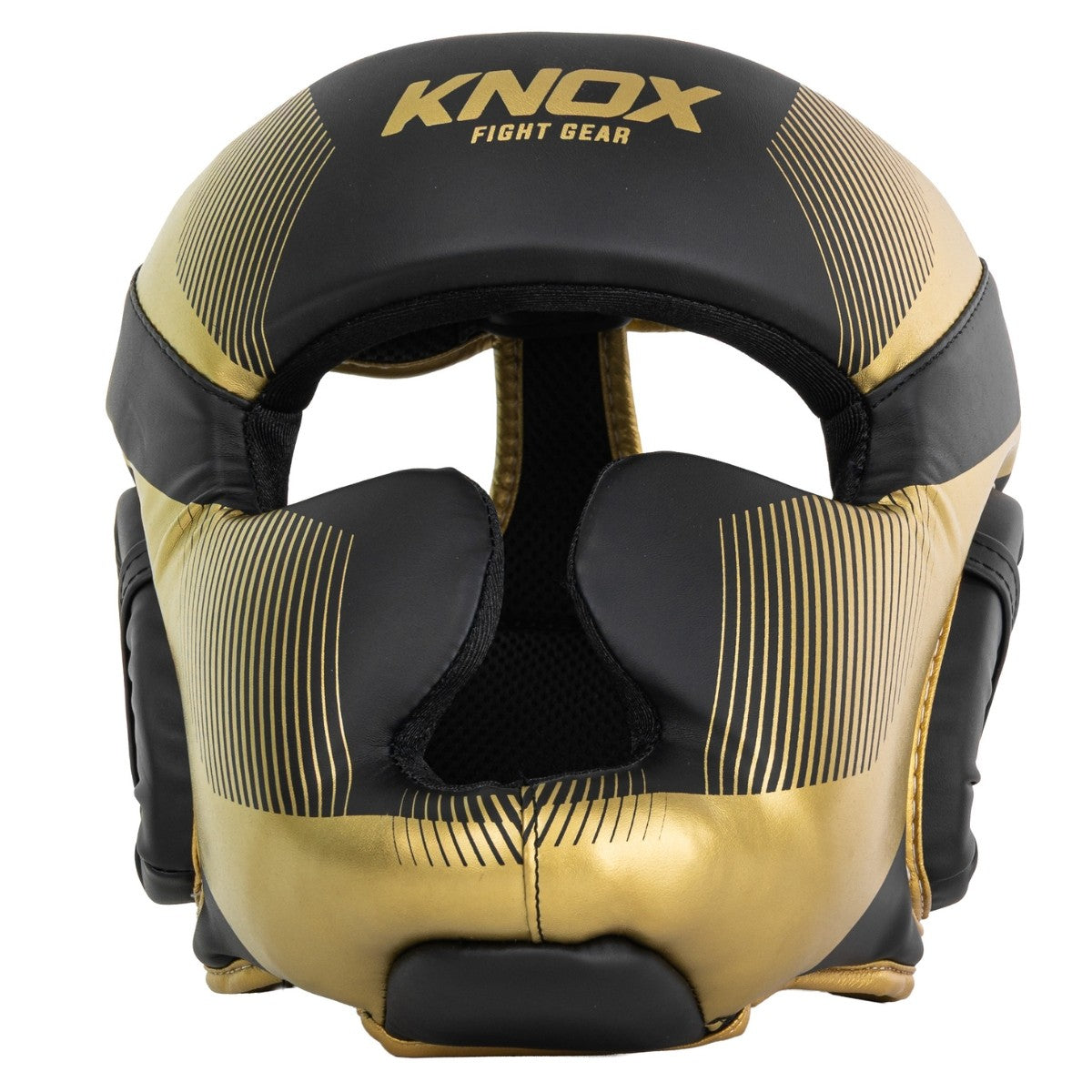 Knox Kask Bokserski Starter Czarny/Złoty