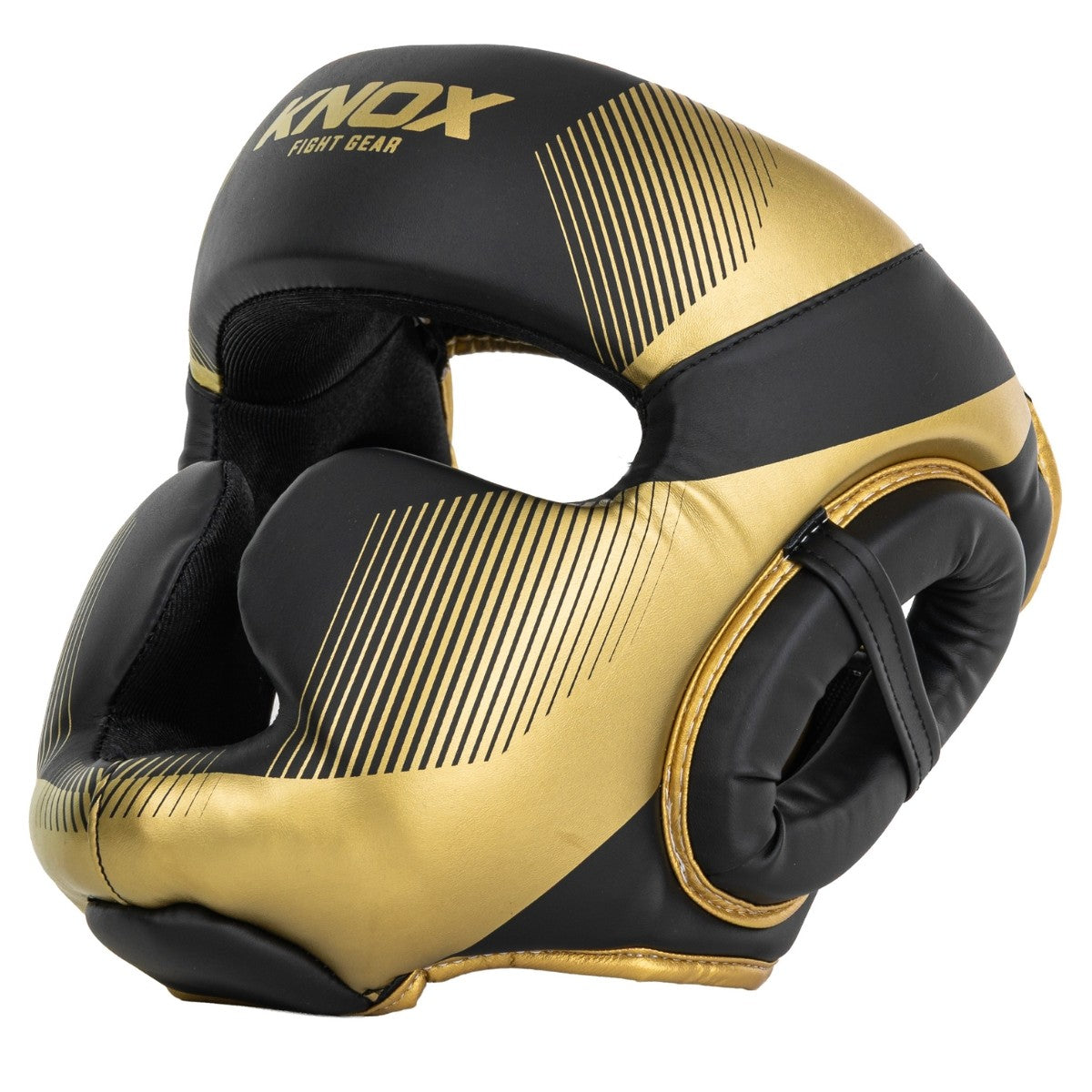 Knox Kask Bokserski Starter Czarny/Złoty