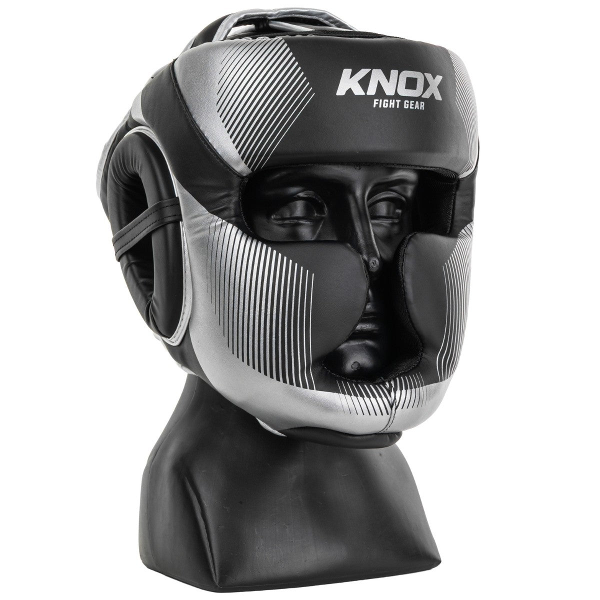 Knox Kask Bokserski Starter Czarny/Srebrny