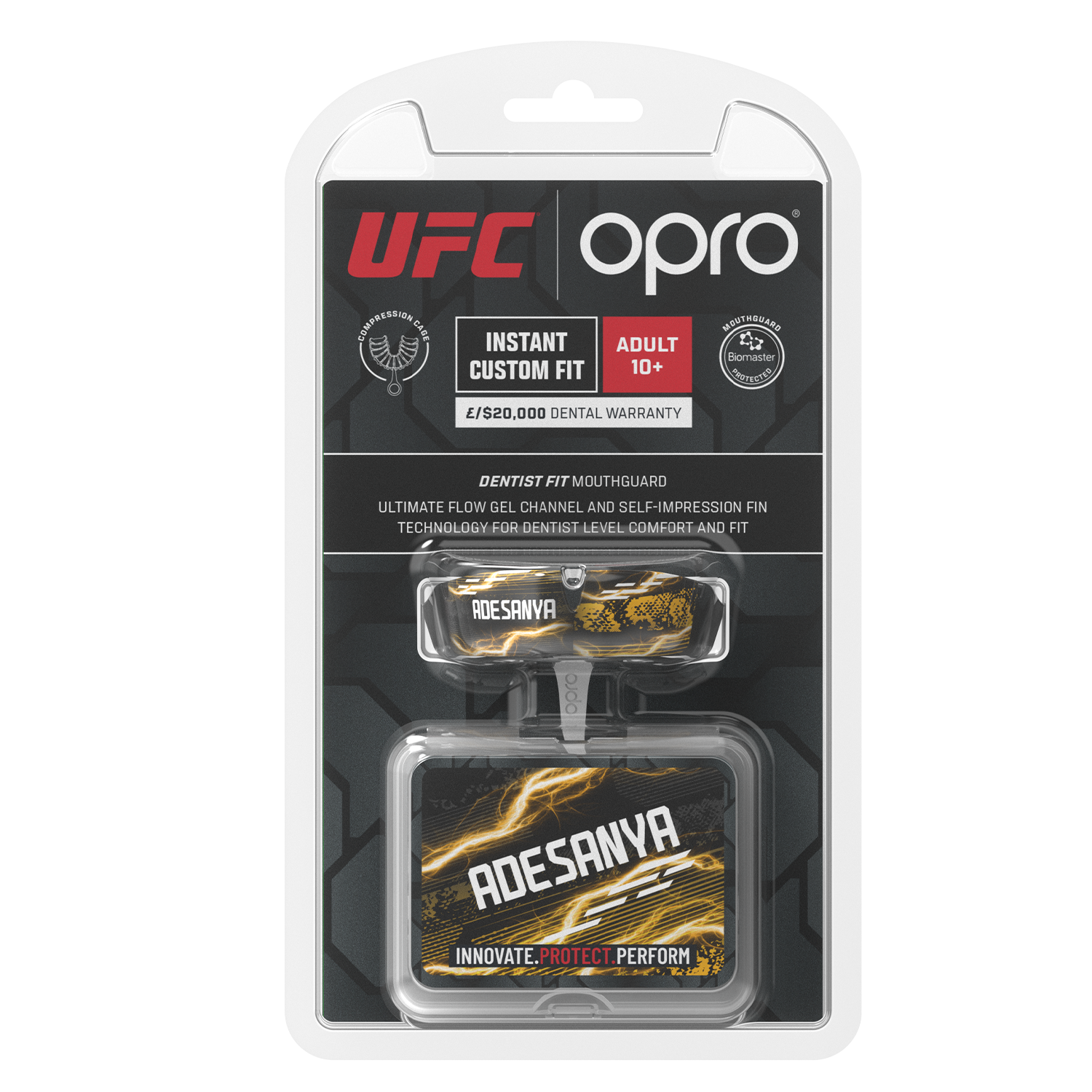 Opro x UFC Israel Adesanya Ochraniacz Na Zęby Instant Custom Fit
