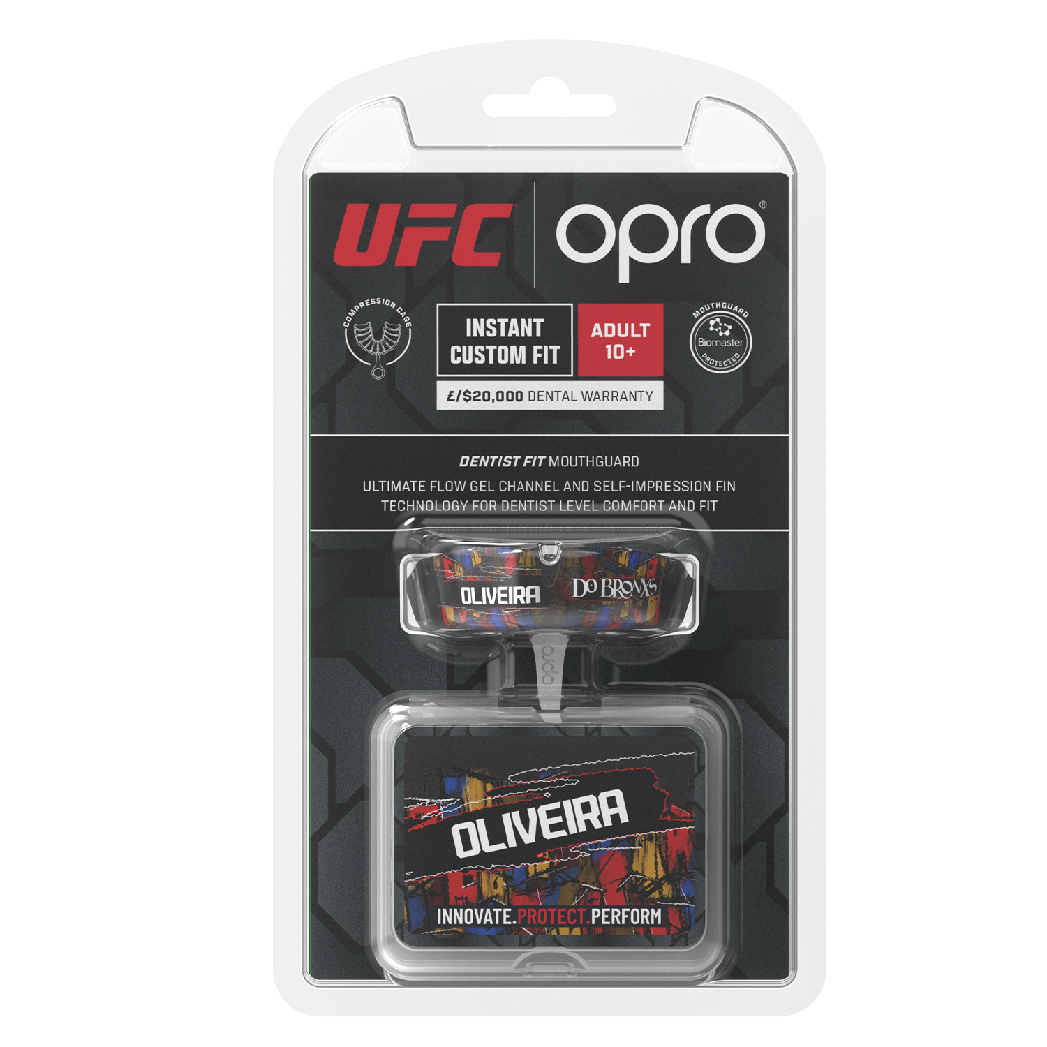 Opro x UFC Charles Oliveira Ochraniacz Na Zęby Instant Custom Fit