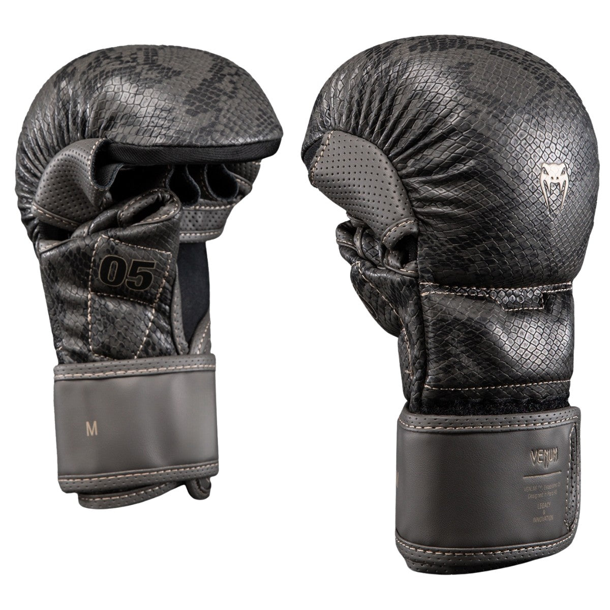 Venum Rękawice MMA Impact Evo Scales Ciemno Szare