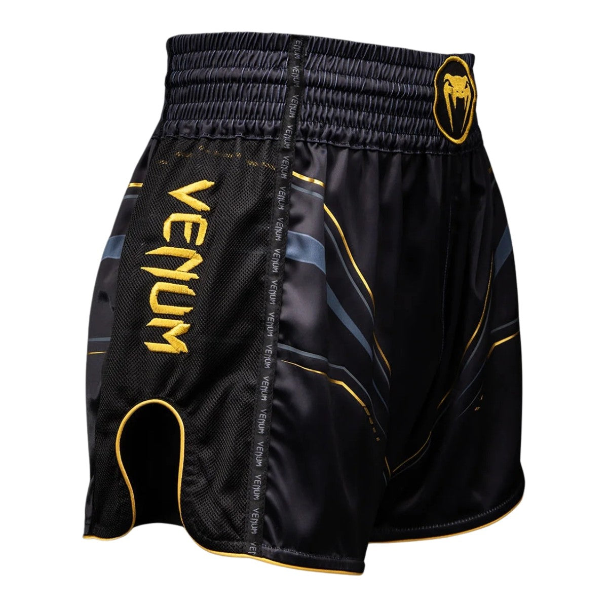 Venum Streamline Spodenki do Muay Thai Czarne/Złote
