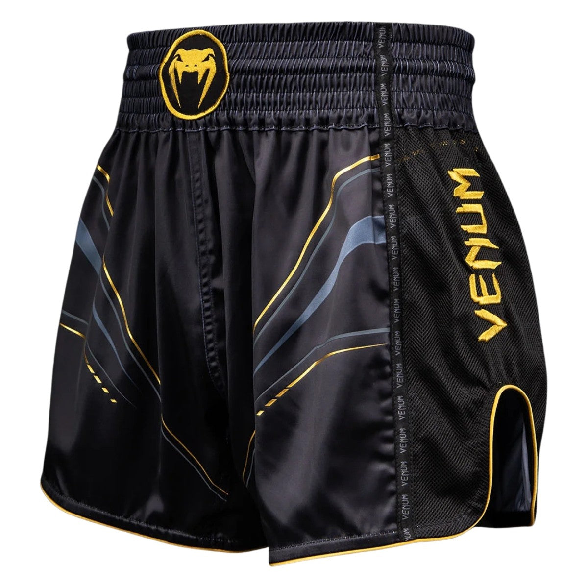Venum Streamline Spodenki do Muay Thai Czarne/Złote