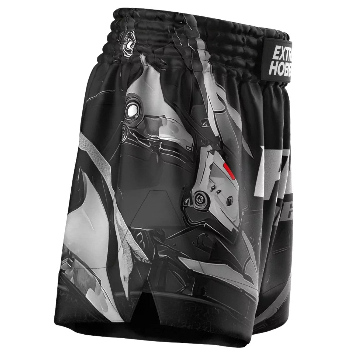 Extreme Hobby Spodenki Muay Thai Iron Force Czarne/Białe
