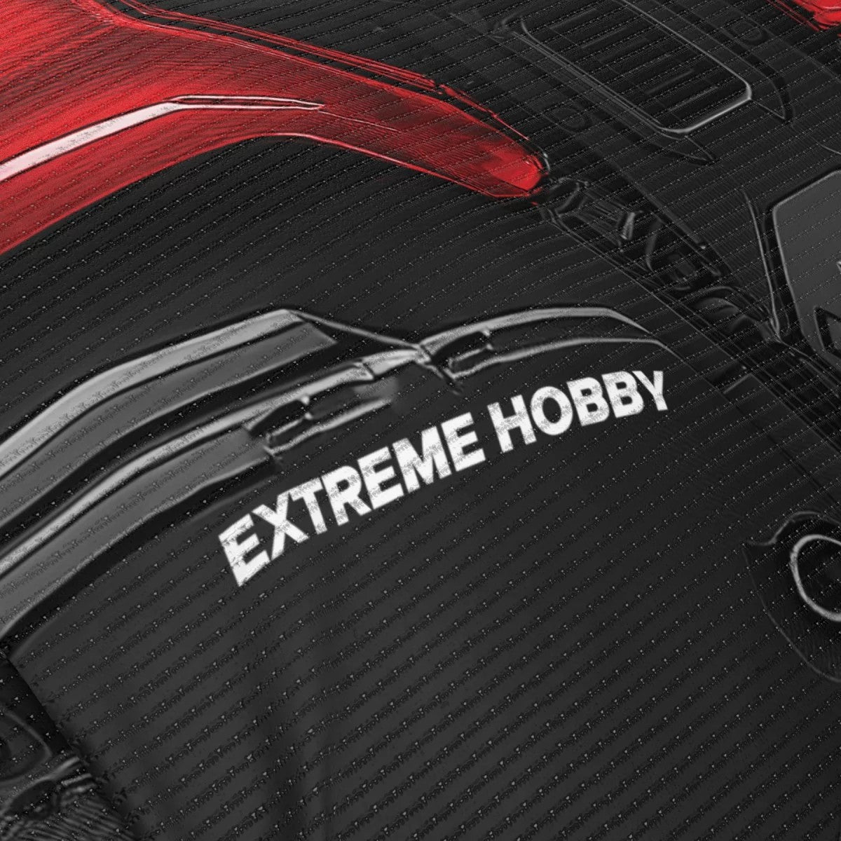 Extreme Hobby Koszulka Techniczna Iron Force Czarna/Czerwona