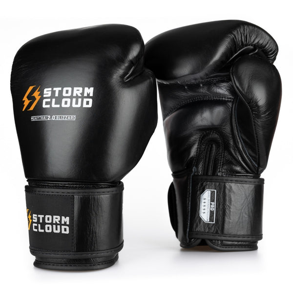 StormCloud Rękawice Muay Thai Blizzard 2.0 Czarne/Białe