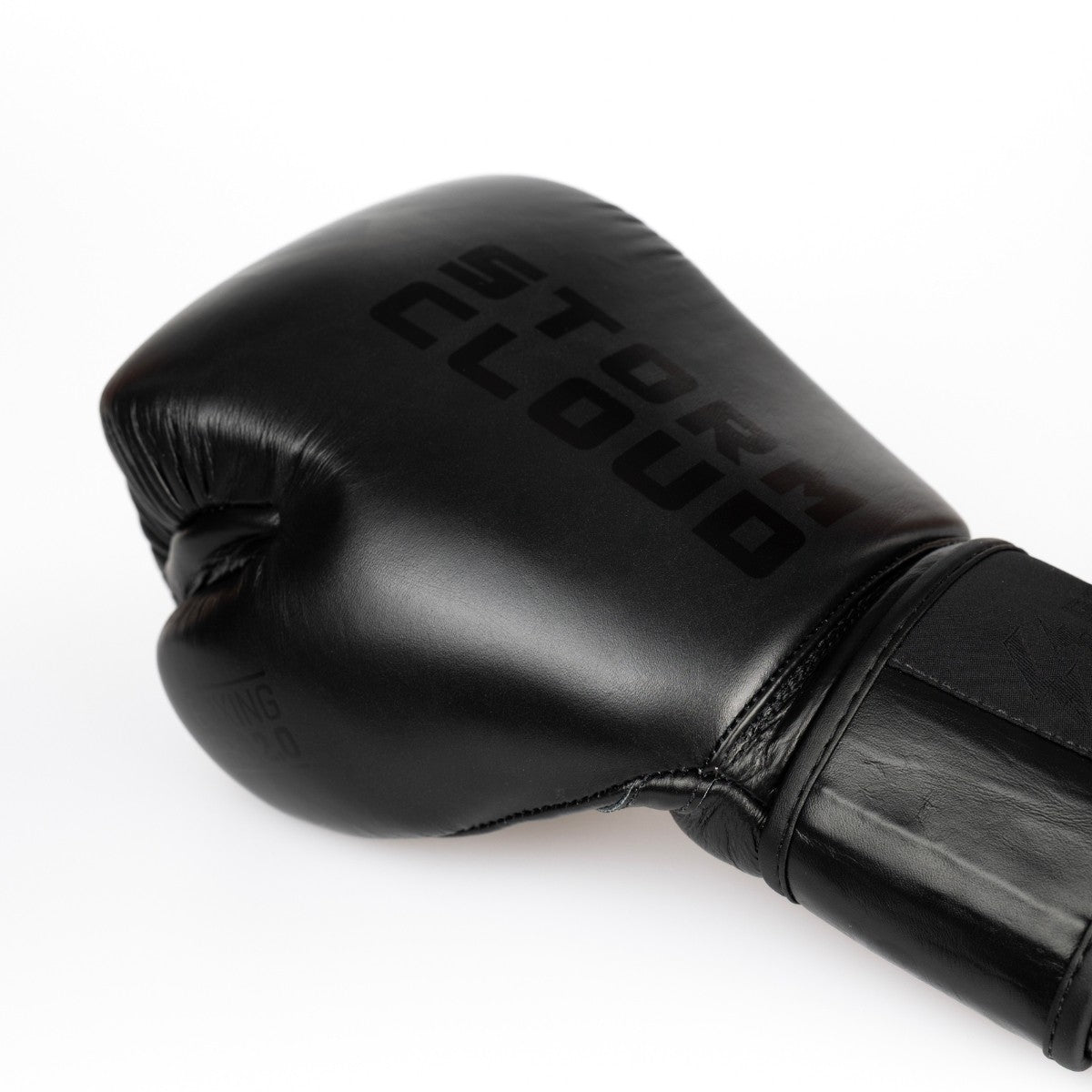 StormCloud Rękawice Bokserskie ze skóry bydlęcej Boxing Pro 2.0 Czarne/Czarne