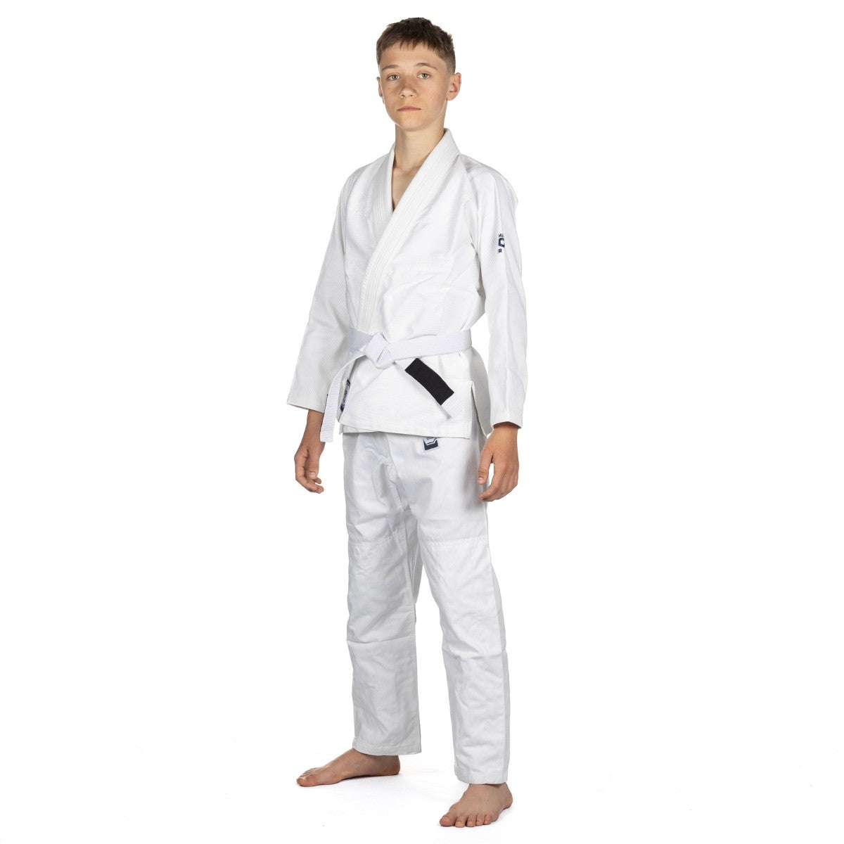 Drillmate Kimono/Gi Junior Core Mate dla dzieci Białe + biały pas w komplecie