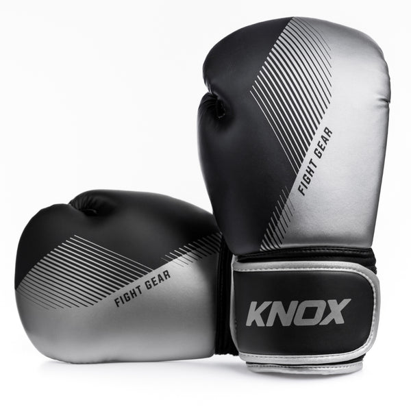 Knox Rękawice Bokserskie Starter Czarne/Srebrne