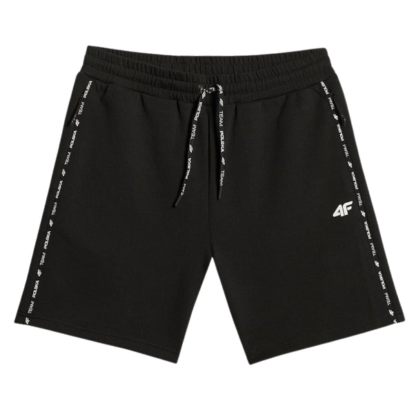4F Spodenki kibica sportowe Czarne