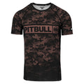 Pitbull Rashguard Hex Camo Hilltop Sand Krótki rękaw