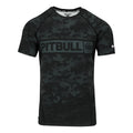 Pitbull Rashguard Hex Camo Hilltop Oliwkowy Krótki rękaw