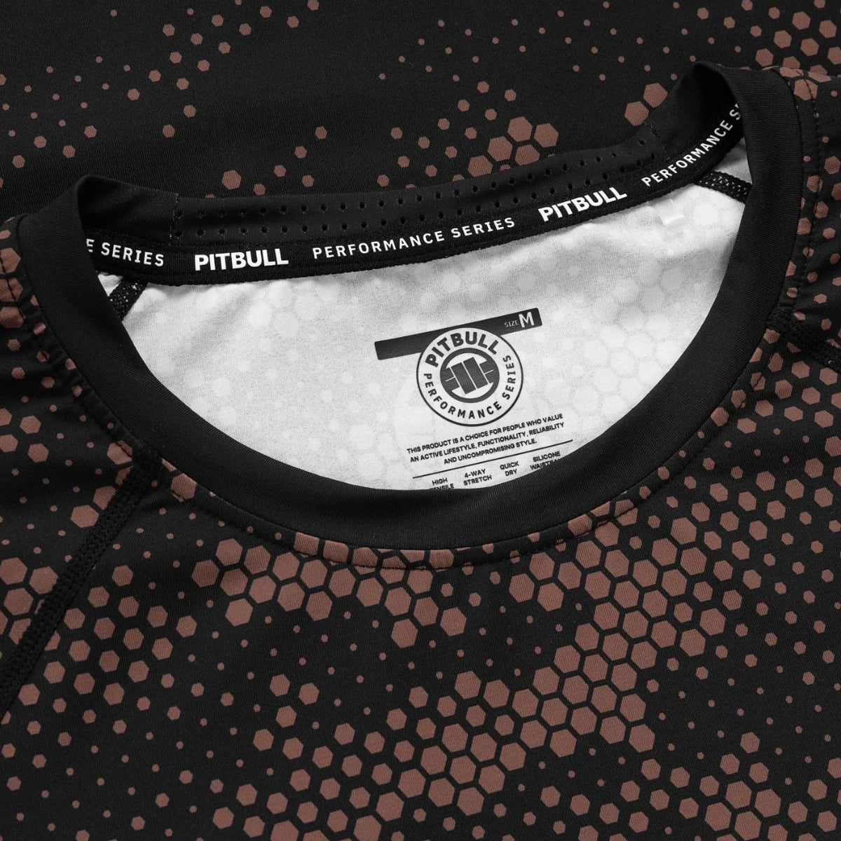 Pitbull Rashguard Hex Camo Hilltop Sand Długi rękaw