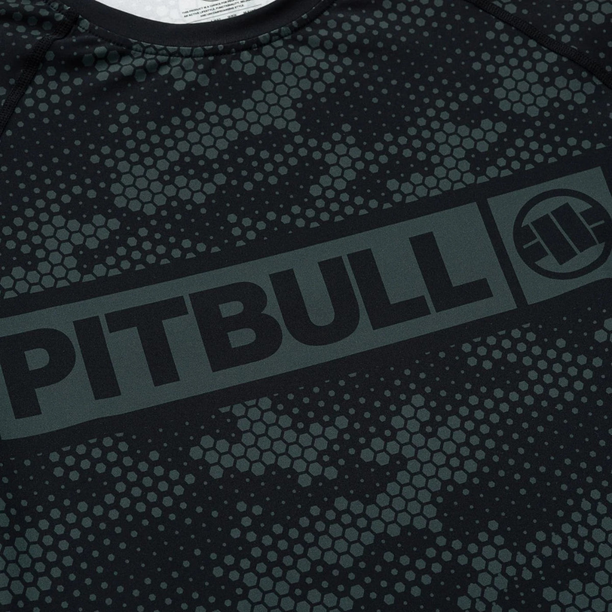 Pitbull Rashguard Hex Camo Hilltop Oliwkowy Długi rękaw