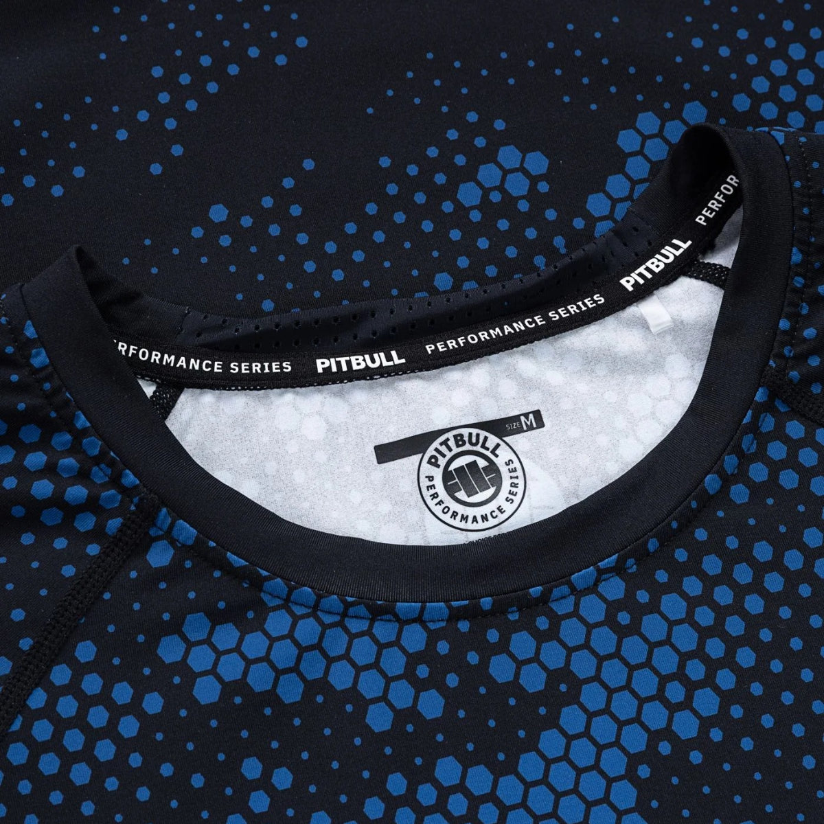 Pitbull Rashguard Hex Camo Hilltop Niebieski Długi rekaw