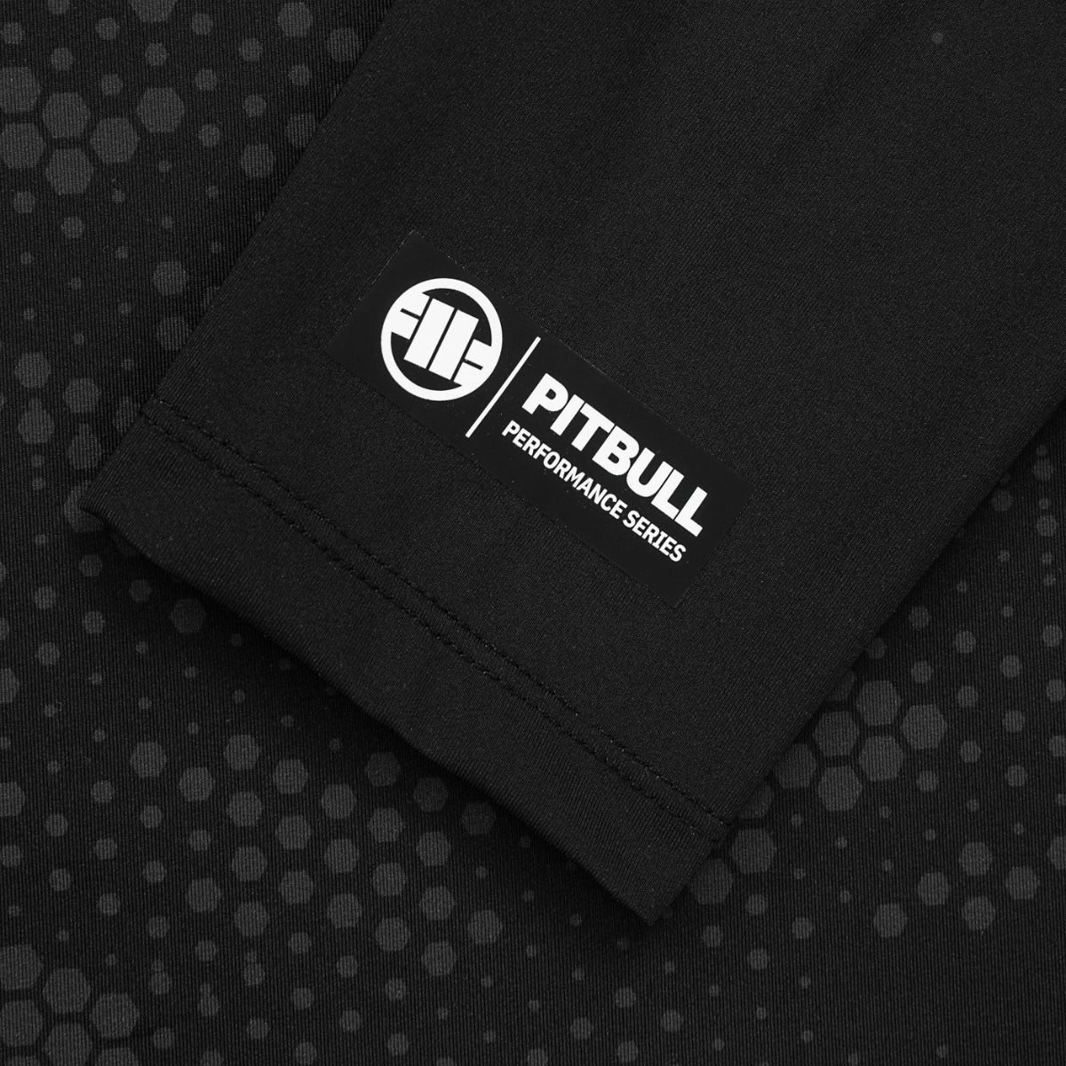 Pitbull Rashguard Hex Camo Hilltop Czarny Długi rękaw