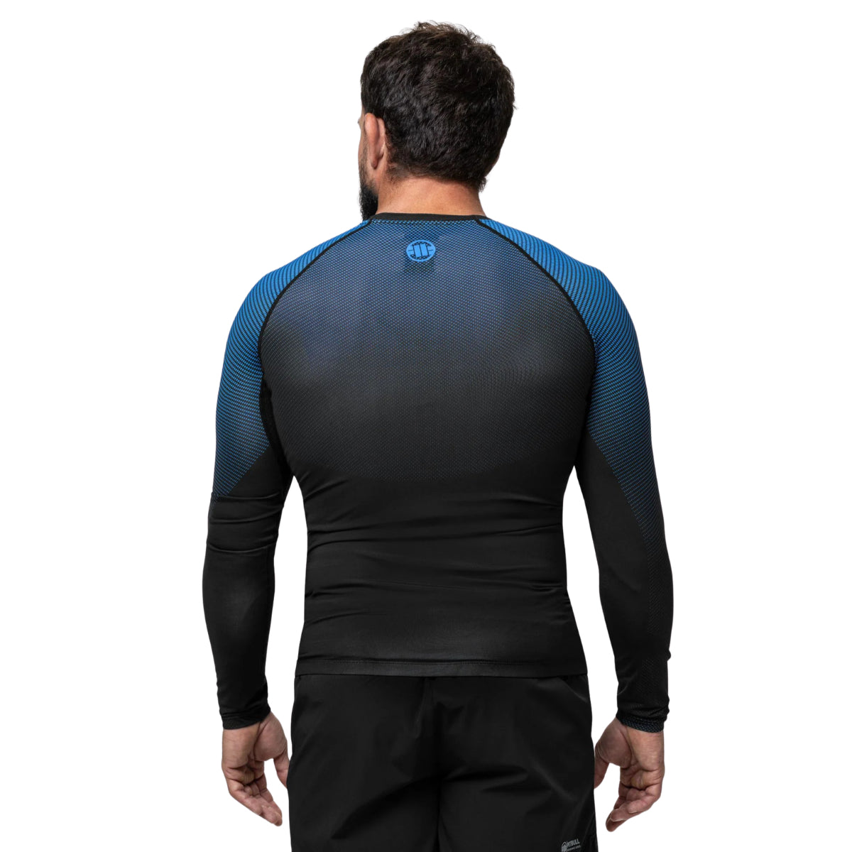 Pitbull Rashguard Ranked Niebieski Długi rękaw