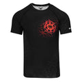 Pitbull Rashguard Ray Krótki rękaw Czarny/Czerwony