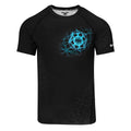 Pitbull Rashguard Ray Krótki rękaw Czarny/Niebieski
