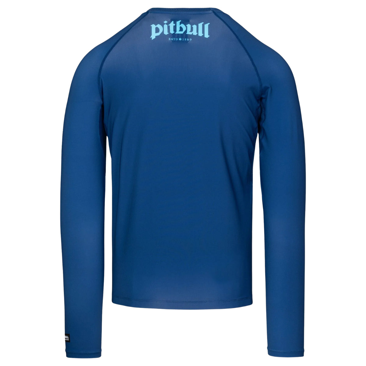 Pitbull Rashguard Logo Palms Długi rękaw Niebieski