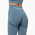 Carpatree Legginsy Bezszwowe Allure Niebieski Melanż