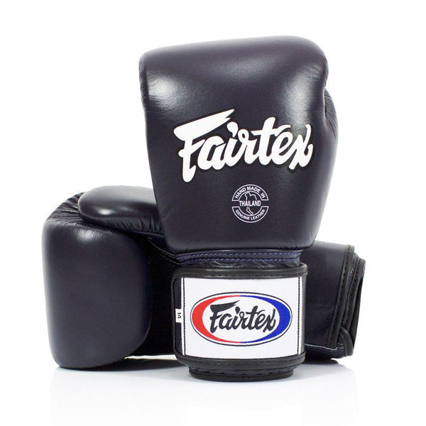 Fairtex Rękawice Bokserskie ze skóry naturalnej BGV1 Breathable Niebieskie