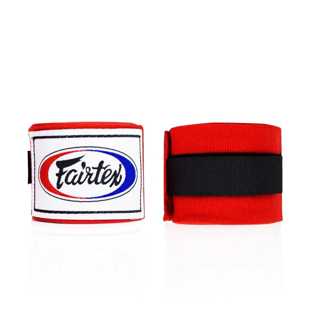 Fairtex Owijki Bokserskie - Bandaże HW2 Czerwone 3m