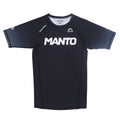 MANTO Rashguard Męski Krótki Rękaw RANK Czarny