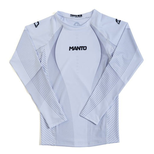 MANTO Rashguard Męski Długi Rękaw FLOW Biały