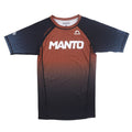 MANTO Rashguard Męski Krótki Rękaw RANK Brązowy