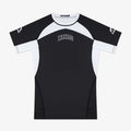MANTO Rashguard Męski Krótki Rękaw RANKED Biały/Czarny
